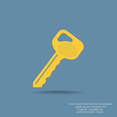 Basit anahtar web simgesi