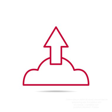 bulut depolama simgesi