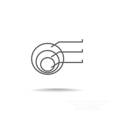 Yuvarlak Infographic web simgesi