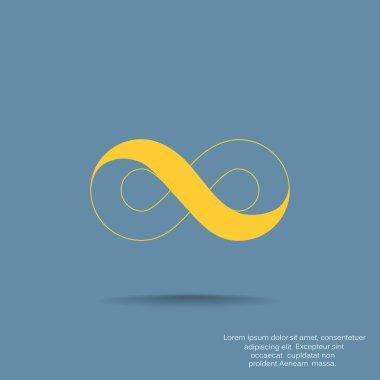 Sonsuzluk sembolü web simgesi 