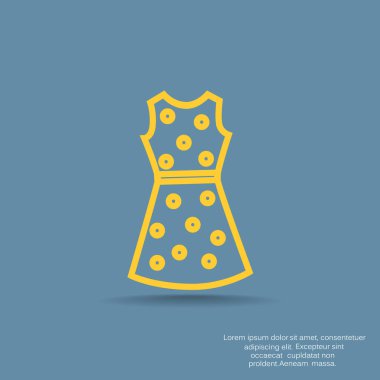 elbise basit simgesi