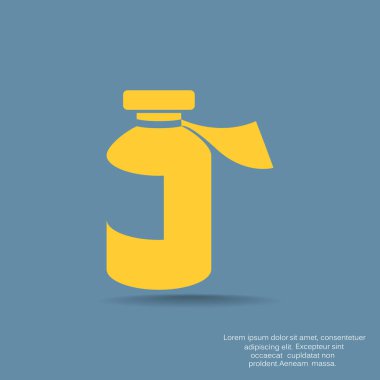 Tıp şişe web simgesi 
