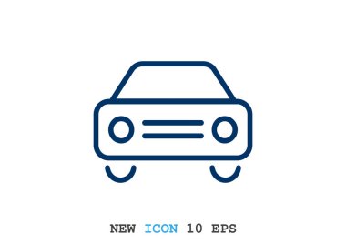 Basit araba web simgesi