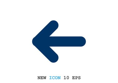 Ok işaret sol simgesi