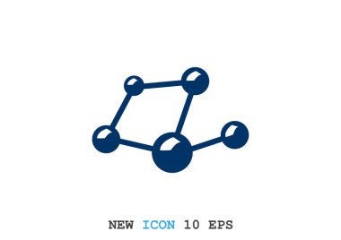 Moleküler bileşik web simgesi