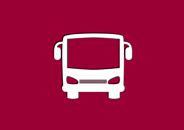 Icona web bus — Vettoriale Stock