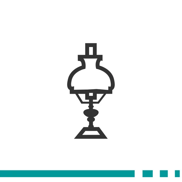 Icono de lámpara simple — Vector de stock