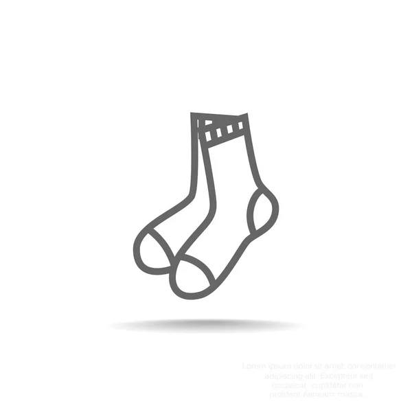Піктограма веб шкарпетки — стоковий вектор