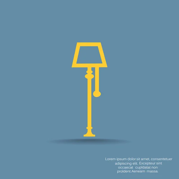 Ícone de lâmpada simples —  Vetores de Stock