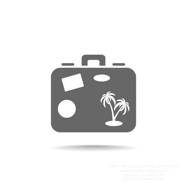 Maleta icono simple — Vector de stock