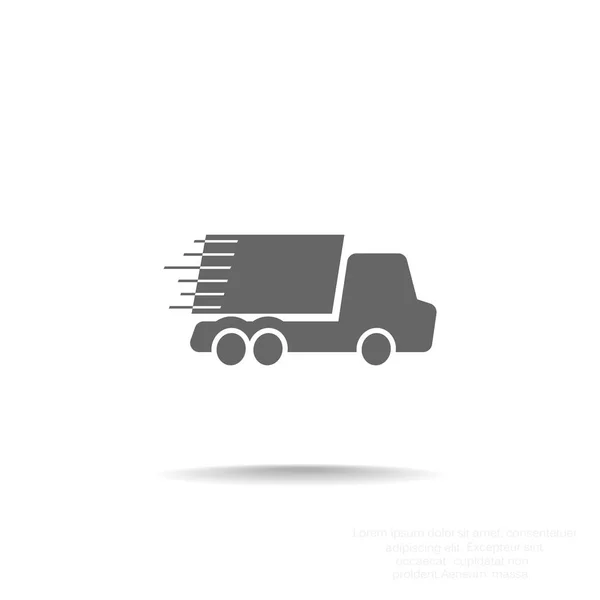 Semplice icona web camion — Vettoriale Stock