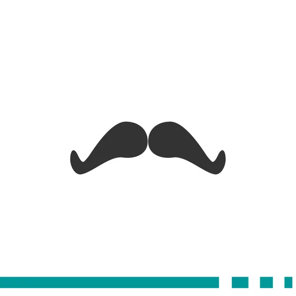 Mustache web icon — Stock Vector
