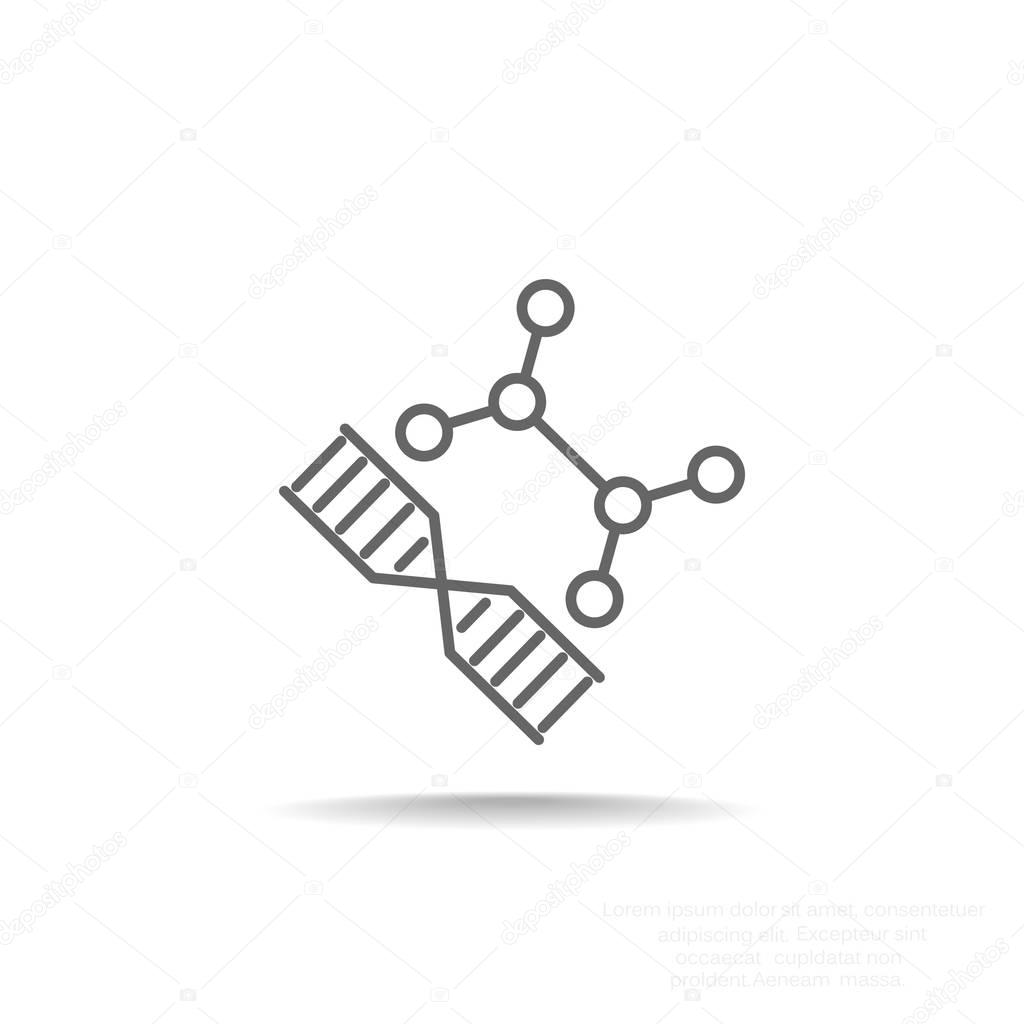 DNA web icon