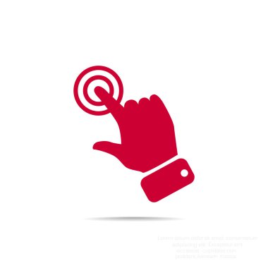 Dokunmatik ekran web simgesi