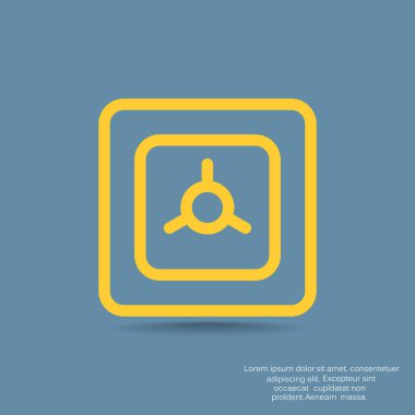 güvenli basit simgesi