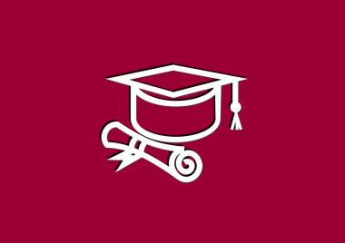 mezuniyet şapkası simgesi