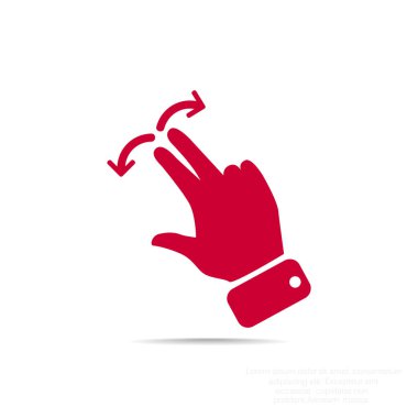 Dokunmatik ekran web simgesi