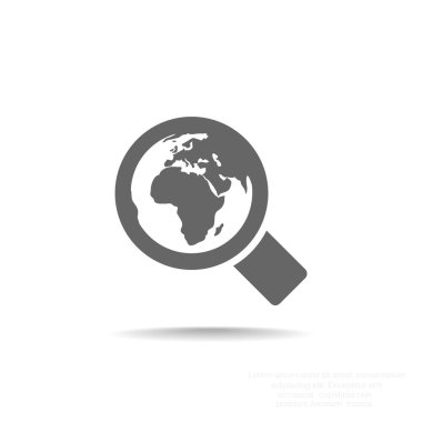 Basit büyüteç simgesini