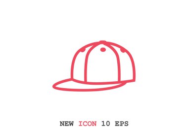 snapback kapağı basit simgesi