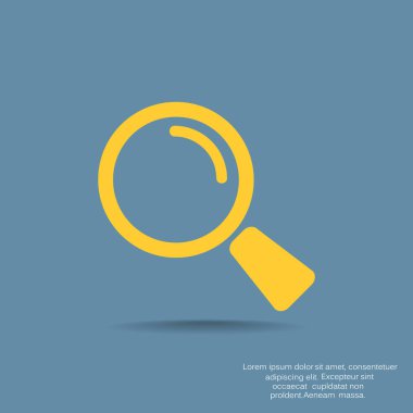 Basit büyüteç simgesini