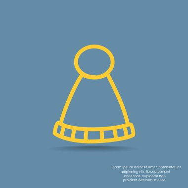 Örme şapka simgesi