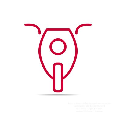 Basit web satırı motosiklet