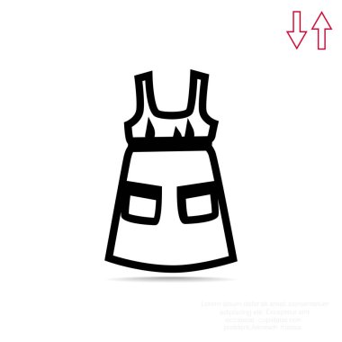 elbise basit simgesi