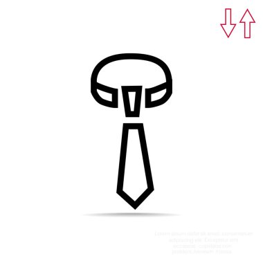 işadamı basit simgesi