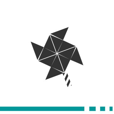 Yel değirmeni pervane oyuncak web simgesi