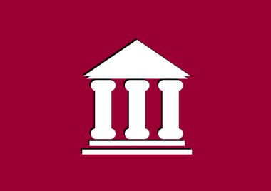 Banka Binası basit simgesi