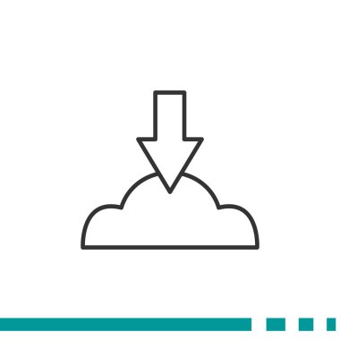 bulut depolama simgesi