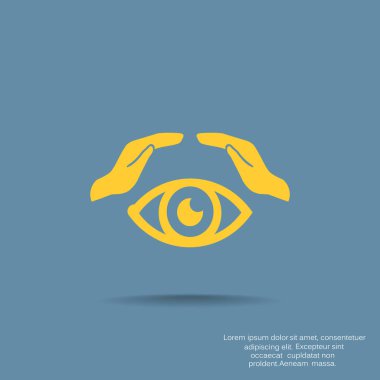 Vizyon ve sigorta simgesi