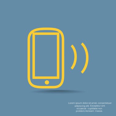 Boş ekranlı basit akıllı telefon