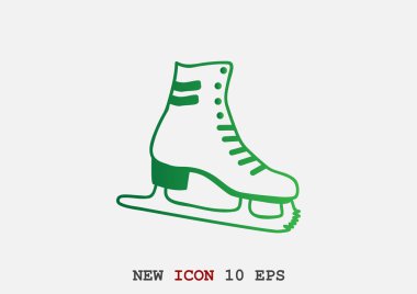 Paten ayakkabı web simgesi