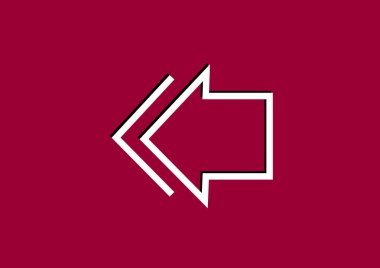 Ok işaret sol simgesi