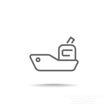 Kargo gemisi simgesi