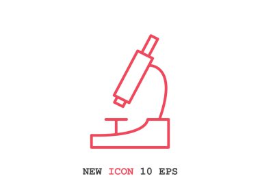 Basit mikroskop simgesi