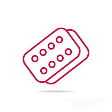 Bandaj sıva basit web simgesi