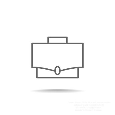 Evrak Çantası'nı basit simgesi