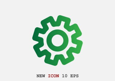 Tek yönlü dişli basit simgesini