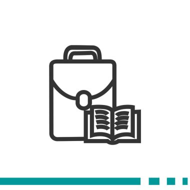 Çantanı açık kitap ile