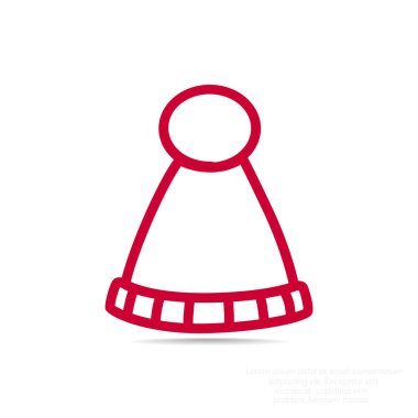 Örme şapka simgesi