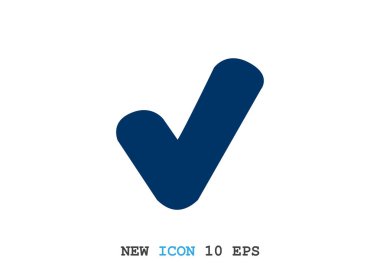 Chek işareti ile kene simgesi