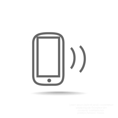 Boş ekranlı basit akıllı telefon