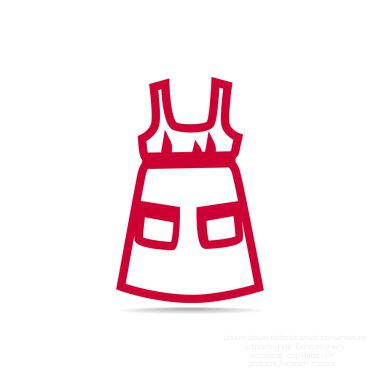 elbise basit simgesi