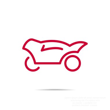 Basit web satırı motosiklet