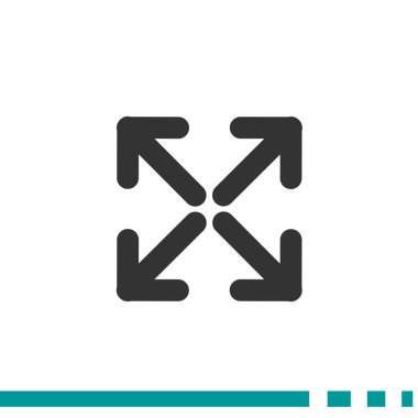 Kare simgesi dört ok