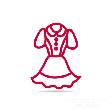 elbise basit simgesi