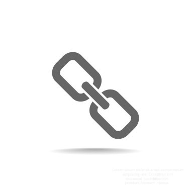 basit zincir simgesi