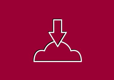 bulut depolama simgesi